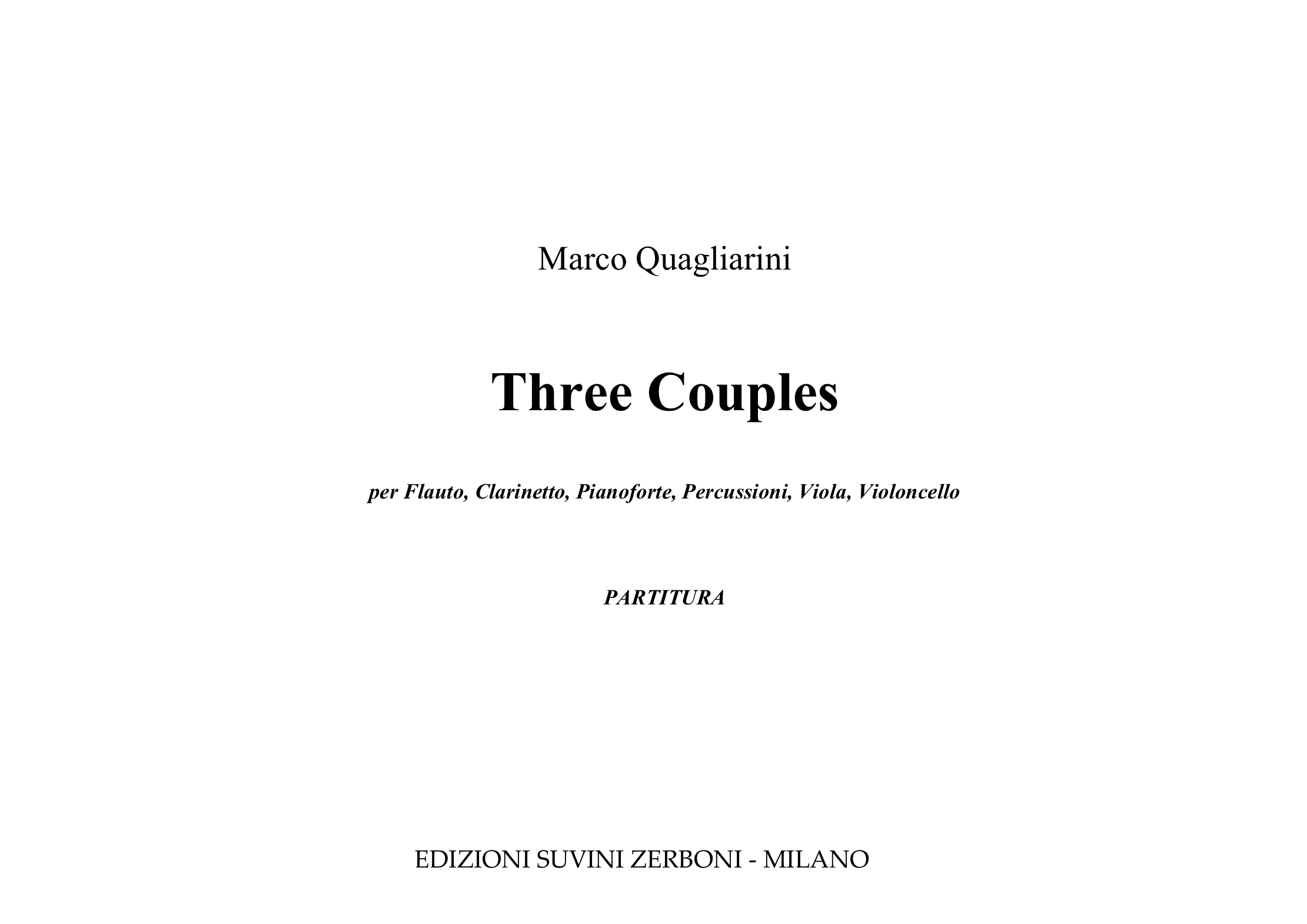 Three Couples_Quagliarini 1
